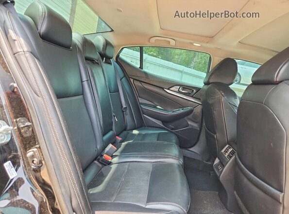 1N4AA6AV8KC377102 2019 NISSAN MAXIMA Black Вид задніх сидінь