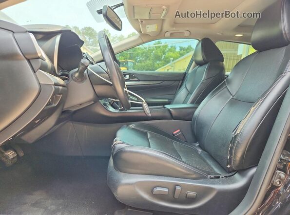 1N4AA6AV8KC377102 2019 NISSAN MAXIMA Black Вид салону спереду