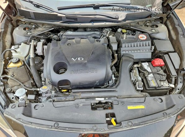 1N4AA6AV8KC377102 2019 NISSAN MAXIMA Black Вид задньої частини салону