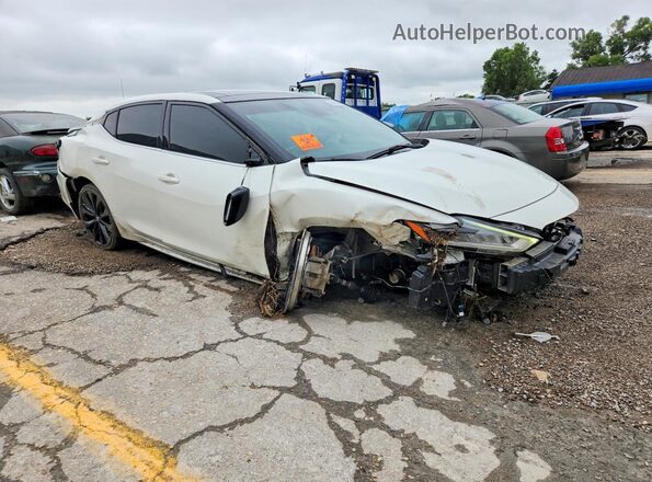 1N4AA6AV8KC384860 2019 NISSAN MAXIMA White Передня права чверть