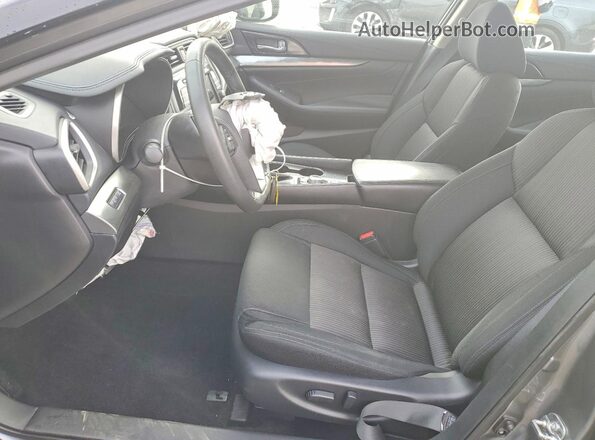 1N4AA6AV9KC363595 2019 NISSAN MAXIMA Gray წინა სალონის ხედი
