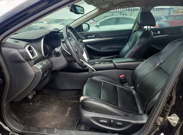 1N4AA6AVXKC370605 2019 NISSAN MAXIMA Black Vista interior delantera