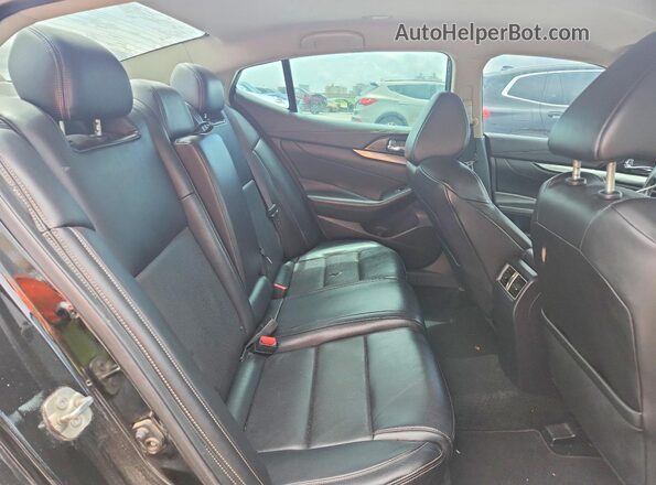 1N4AA6AVXKC370605 2019 NISSAN MAXIMA Black Vista de los asientos traseros
