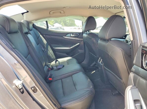 1N4AA6AVXKC376470 2019 NISSAN MAXIMA Gray უკანა სავარძლების ხედი