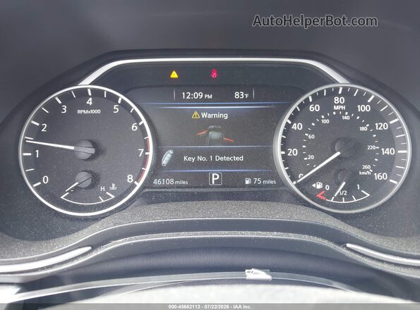 1N4AA6AVXKC379062 2019 NISSAN MAXIMA Black Вид задніх сидінь