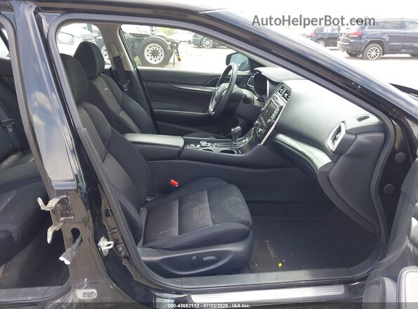 1N4AA6AVXKC379062 2019 NISSAN MAXIMA Black Вид салону спереду
