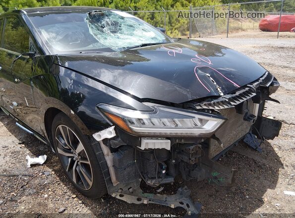 1N4AA6BV3LC377444 2020 NISSAN MAXIMA Black Front view