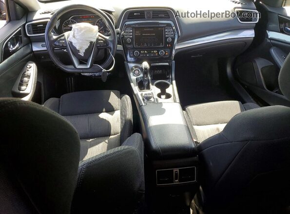 1N4AA6BV5LC377249 2020 NISSAN MAXIMA Charcoal Dashboard view