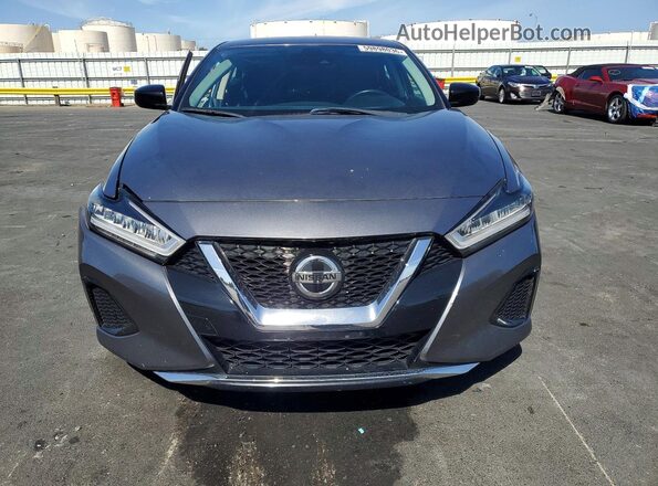 1N4AA6BV5LC377249 2020 NISSAN MAXIMA Charcoal Front view