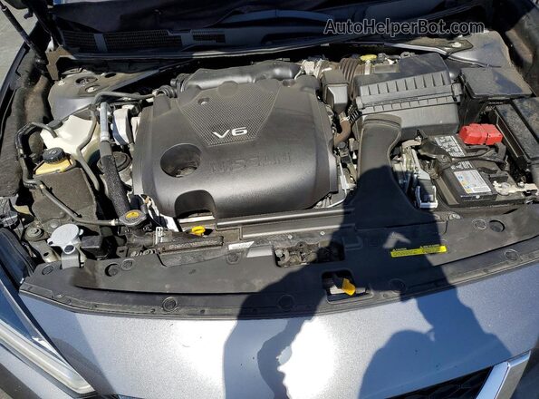 1N4AA6BV5LC377249 2020 NISSAN MAXIMA Charcoal Rear interior view