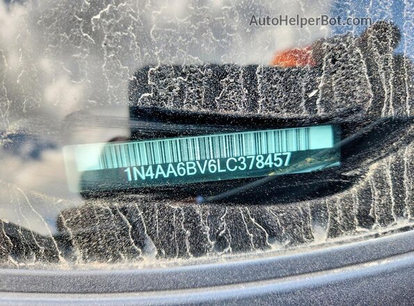 1N4AA6BV6LC378457 2020 NISSAN MAXIMA Silver Widok komory silnika