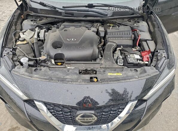 1N4AA6CV0LC374595 2020 NISSAN MAXIMA Black უკანა სალონის ხედი