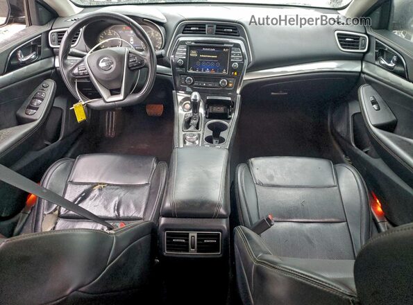 1N4AA6CV0LC374595 2020 NISSAN MAXIMA Black წინა პანელის ხედი