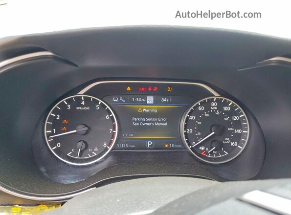 1N4AA6CV0PC511329 2023 NISSAN MAXIMA Gray ხელსაწყოთა პანელის ხედი