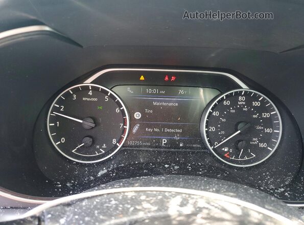 1N4AA6CV1LC360057 2020 NISSAN MAXIMA Gray Vista del cuadro de instrumentos