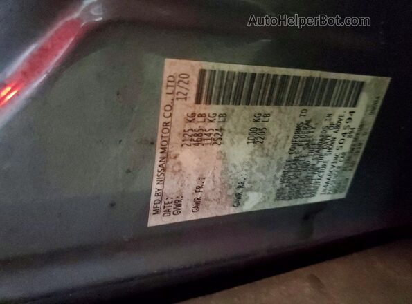 1N4AA6CV1MC504594 2021 NISSAN MAXIMA Gray Engine compartment view