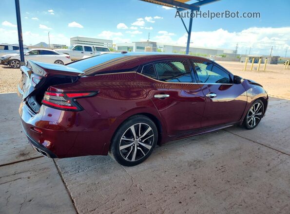 1N4AA6CV1MC510847 2021 NISSAN MAXIMA Burgundy Rear right