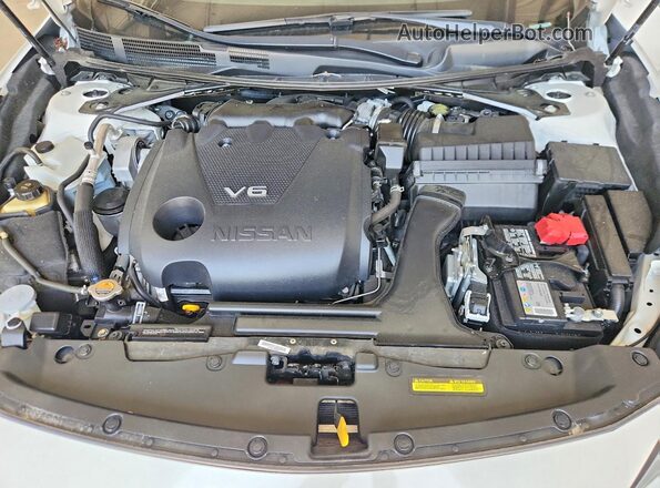 1N4AA6CV1MC515658 2021 NISSAN MAXIMA White Rear interior view