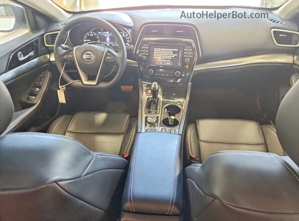 1N4AA6CV1MC515658 2021 NISSAN MAXIMA White Dashboard view