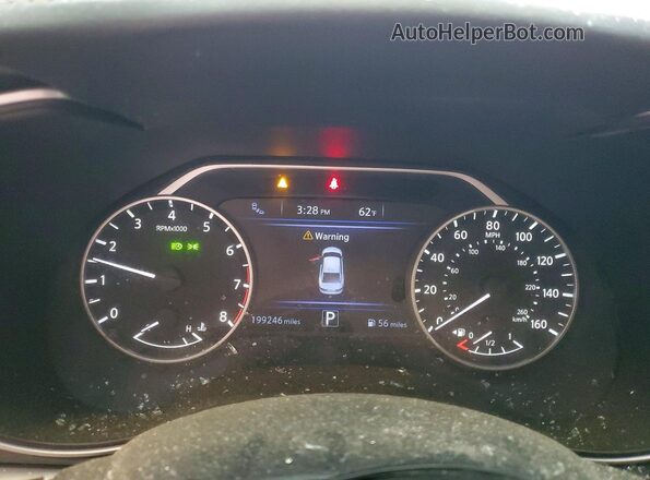 1N4AA6CV2LC370354 2020 NISSAN MAXIMA Silver ხელსაწყოთა პანელის ხედი
