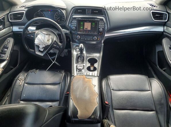 1N4AA6CV2LC374520 2020 NISSAN MAXIMA Black Вид панелі приладів