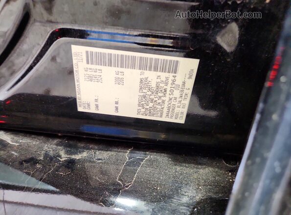 1N4AA6CV2NC501964 2022 NISSAN MAXIMA Black Engine compartment view