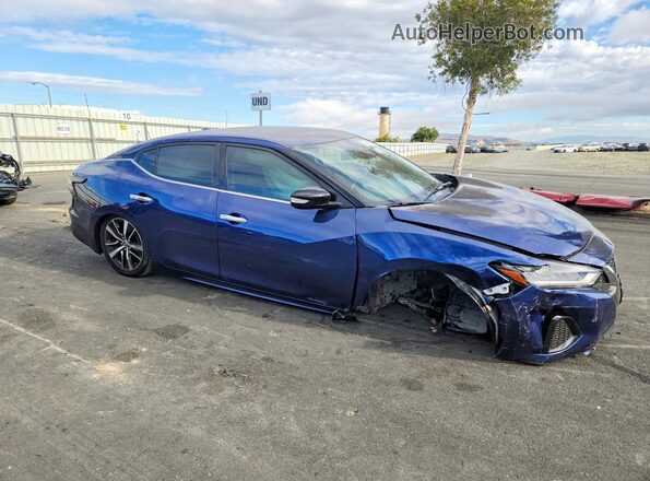 1N4AA6CV3MC509148 2021 NISSAN MAXIMA Blue Передня права чверть