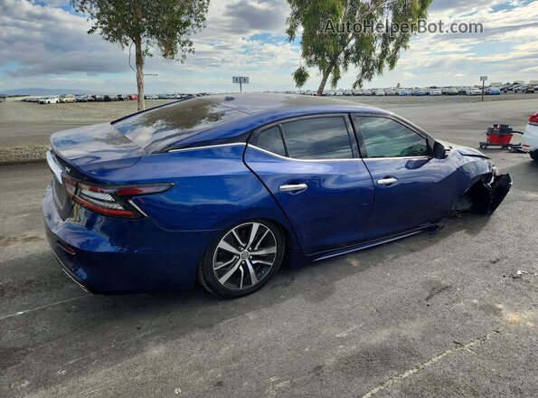 1N4AA6CV3MC509148 2021 NISSAN MAXIMA Blue Задня права чверть