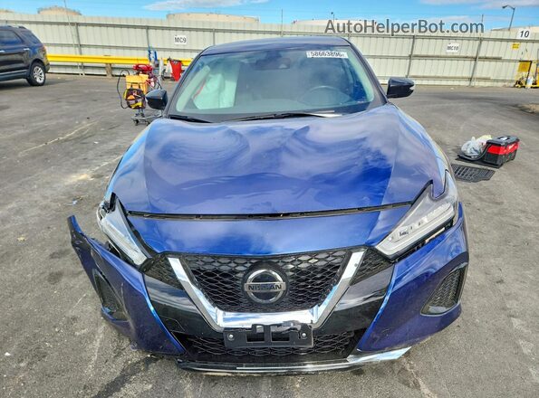 1N4AA6CV3MC509148 2021 NISSAN MAXIMA Blue Вид спереду