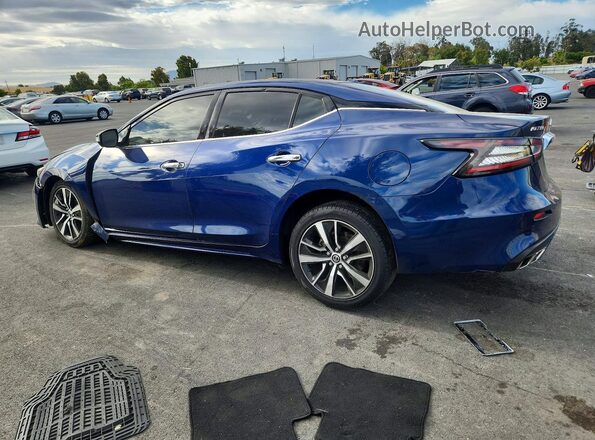 1N4AA6CV3MC509148 2021 NISSAN MAXIMA Blue Задня ліва чверть