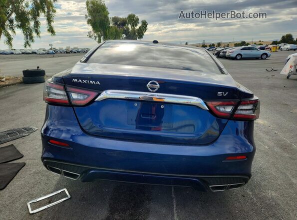1N4AA6CV3MC509148 2021 NISSAN MAXIMA Blue Вид ззаду