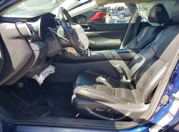 1N4AA6CV3MC509148 2021 NISSAN MAXIMA Blue Вид салону спереду