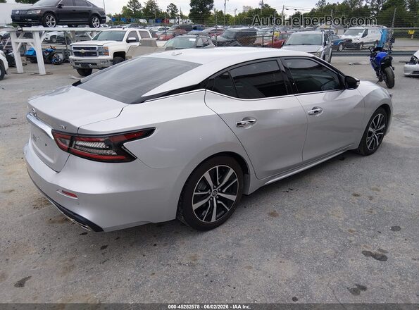 1N4AA6CV3MC513555 2021 NISSAN MAXIMA Silver Задня права чверть