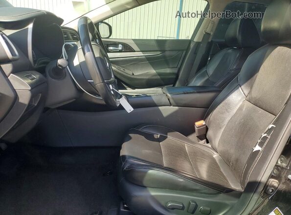 1N4AA6CV4MC505433 2021 NISSAN MAXIMA Black Front interior view