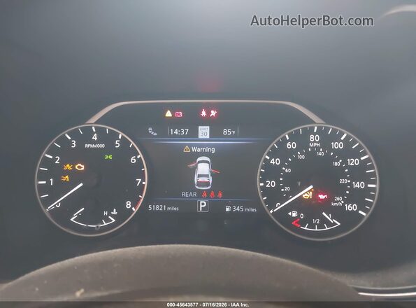 1N4AA6CV4PC512161 2023 NISSAN MAXIMA Серебряный Вид задних сидений