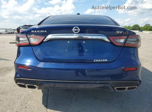 1N4AA6CV5LC365035 2020 NISSAN MAXIMA Blue Widok z tyłu