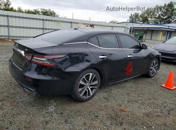1N4AA6CV5LC379081 2020 NISSAN MAXIMA Черный Задняя правая четверть