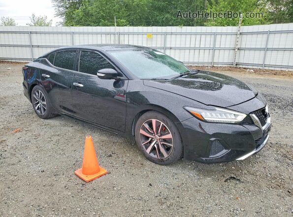1N4AA6CV5LC379081 2020 NISSAN MAXIMA Черный Передняя правая четверть