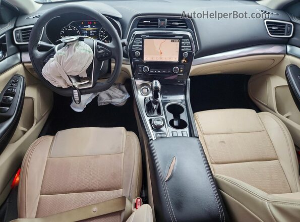 1N4AA6CV5MC513315 2021 NISSAN MAXIMA White Dashboard view