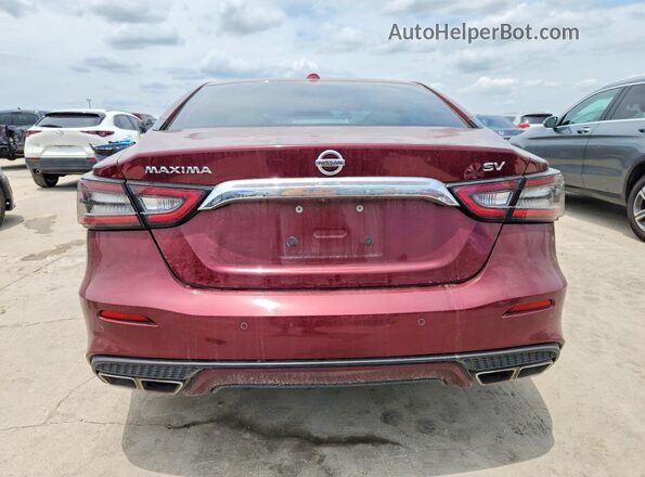 1N4AA6CV6LC379428 2020 NISSAN MAXIMA Burgundy Հետևի տեսք