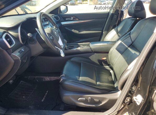 1N4AA6CV6MC513663 2021 NISSAN MAXIMA Black Widok wnętrza z przodu