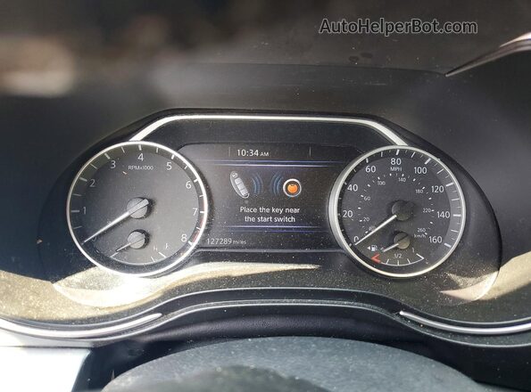 1N4AA6CV7LC368549 2020 NISSAN MAXIMA Silver Սարքավորումների վահանակի տեսք