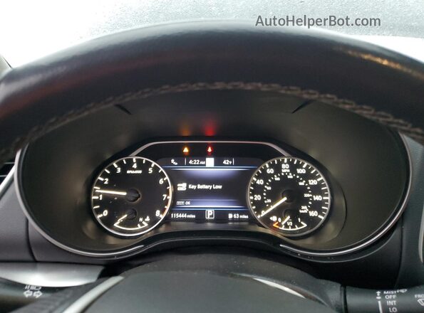 1N4AA6CV7LC374514 2020 NISSAN MAXIMA Black Instrument cluster view