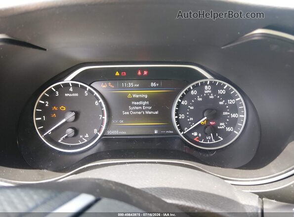 1N4AA6CV7MC505913 2021 NISSAN MAXIMA Gray Vista de los asientos traseros