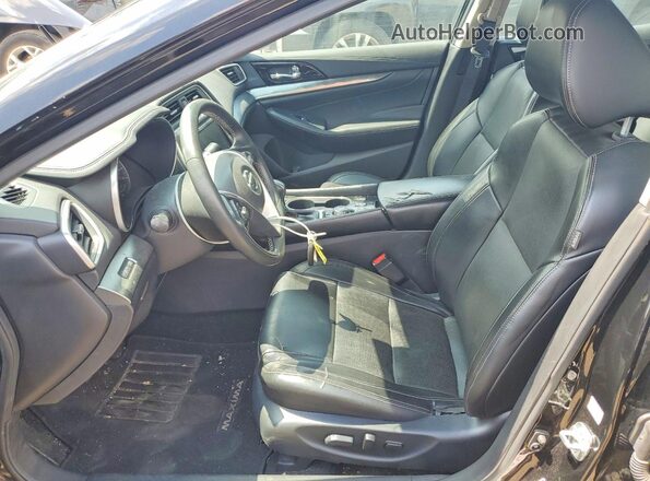 1N4AA6CV7MC508018 2021 NISSAN MAXIMA Black Widok wnętrza z przodu