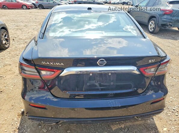 1N4AA6CV7MC508018 2021 NISSAN MAXIMA Black Widok z tyłu