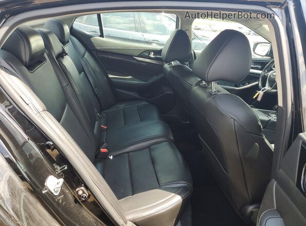 1N4AA6CV7MC508018 2021 NISSAN MAXIMA Black Widok tylnych siedzeń