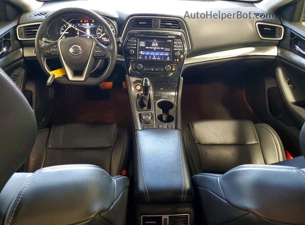 1N4AA6CV8LC371167 2020 NISSAN MAXIMA Черный Вид панели приборов