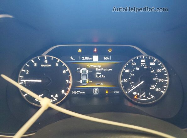 1N4AA6CV8LC371167 2020 NISSAN MAXIMA Черный Вид щитка приборов