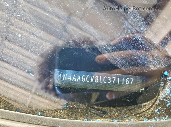 1N4AA6CV8LC371167 2020 NISSAN MAXIMA Черный Вид подкапотного пространства